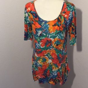 Floral shirt. Cute and flowy.